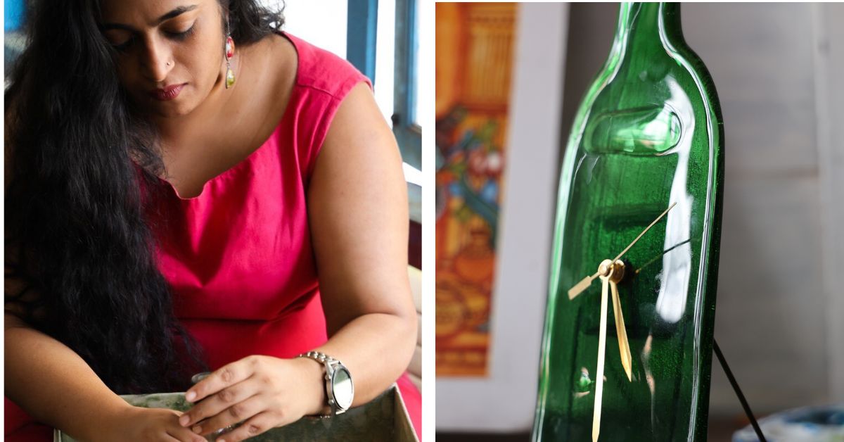 21000 Bottles Upcycled: Kerala Woman Turns Waste Glass into Stunning Home Decor Items