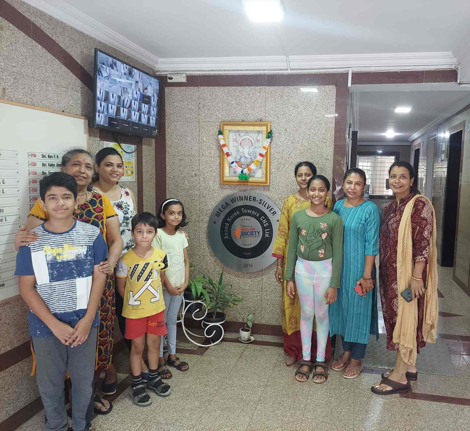 Residents of Anand Society, Kores Towers, Thane