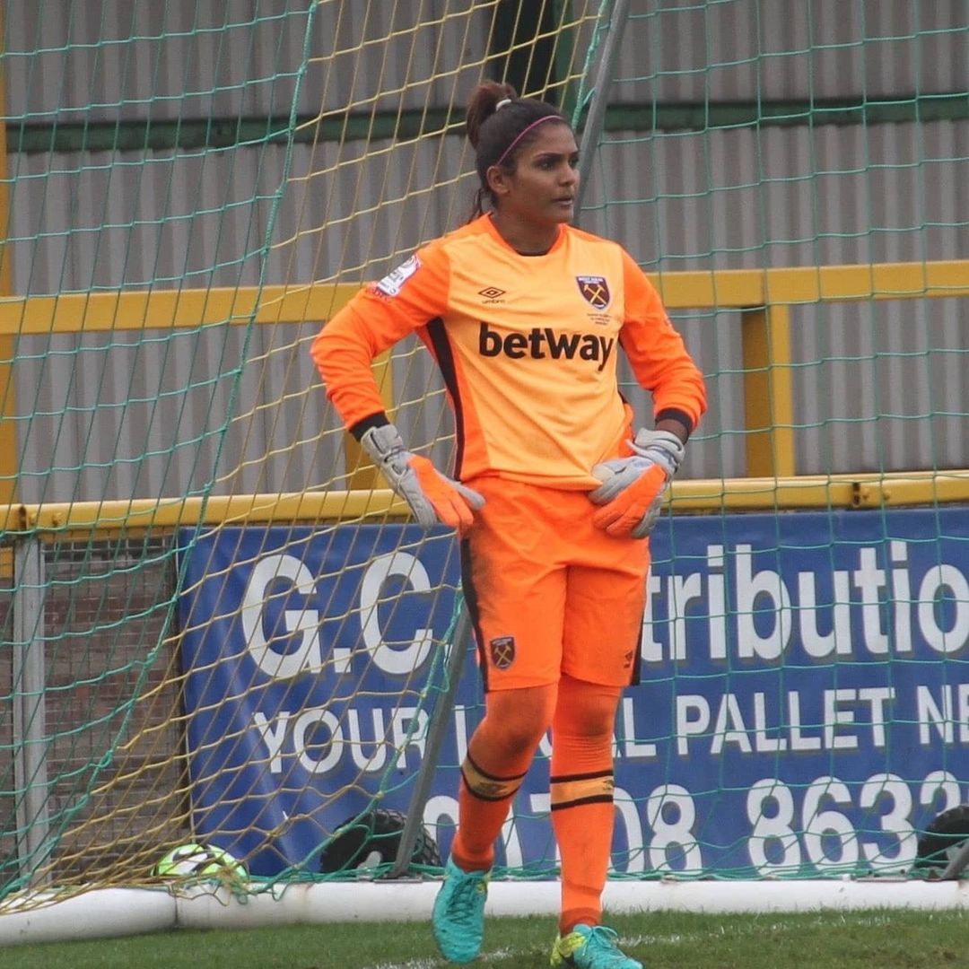 A pioneer of Indian women's football, Aditi Chauhan played for West Ham