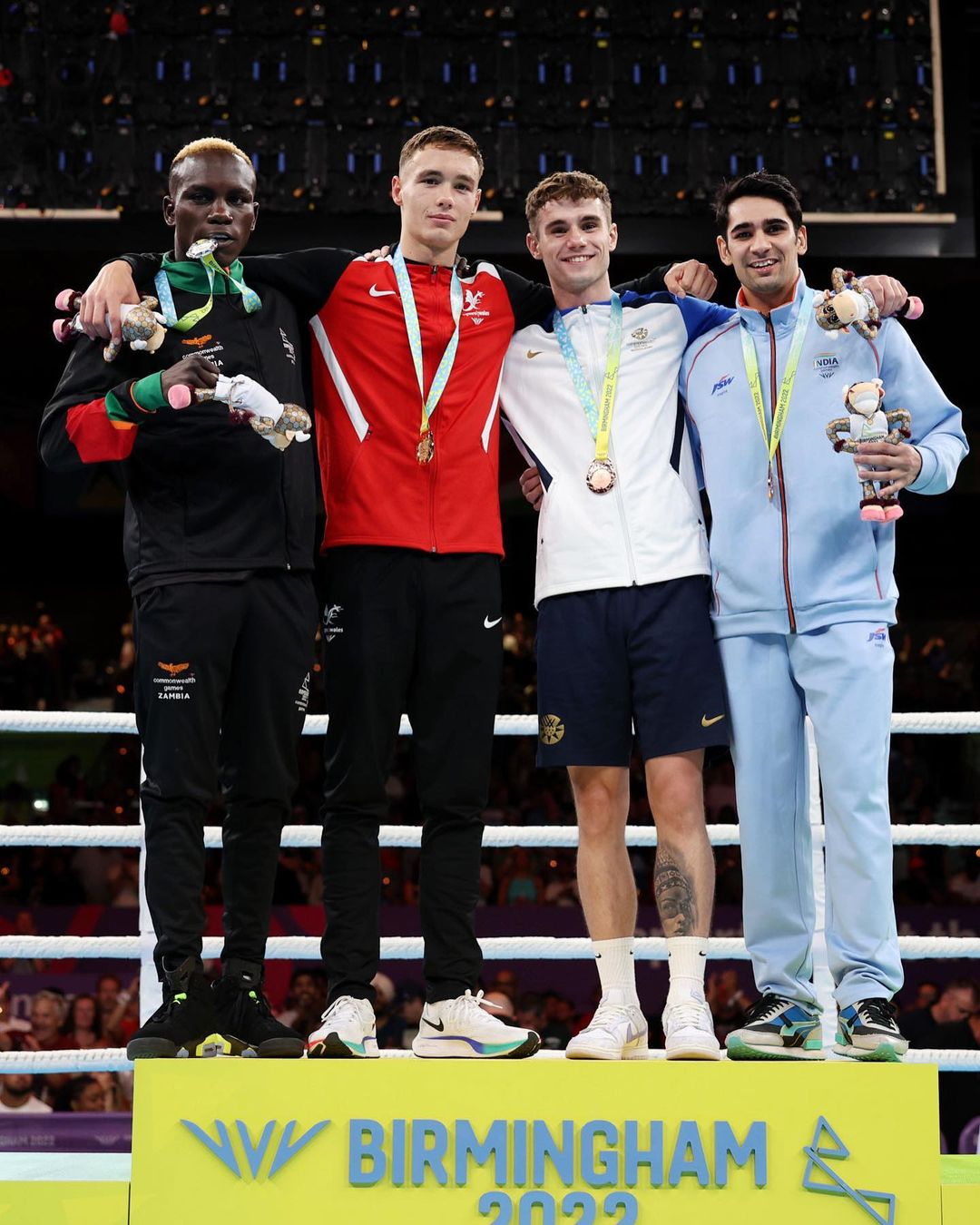 Rohit Tokas, the boxer, won a medal at the Commonwealth Games for India despite severe injuries