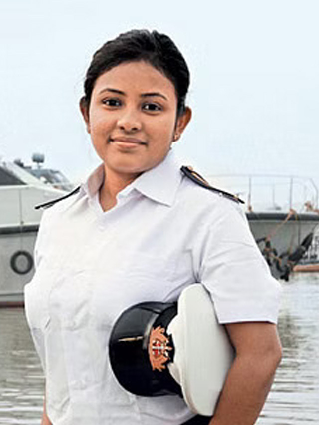 Woman maritime officer