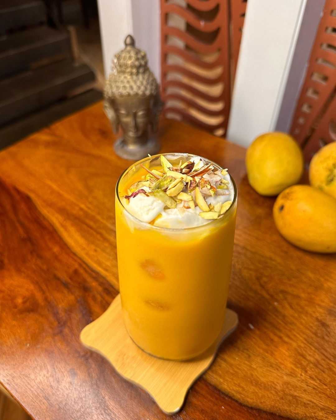 The mango ragi smoothie is a glass of health and amazing taste