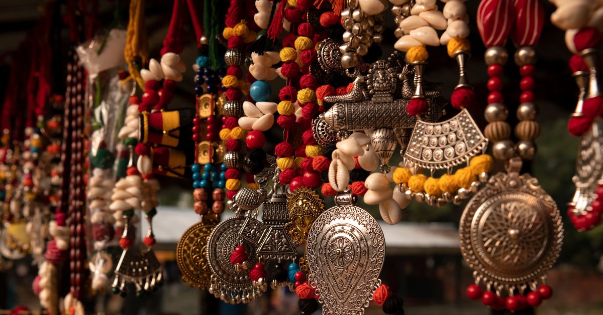 Handmade ornaments from rural Bengal, at Sonajhurir Haat.