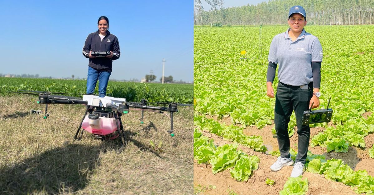 Nisha is Haryana's first certified woman drone pilot.