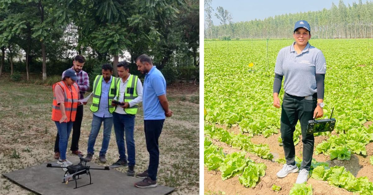 A Safe Way to Spray Crops? Haryana’s 1st Female Agri Drone Pilot Aids Thousands of Farmers