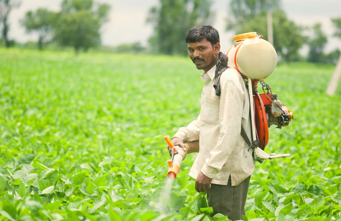 Manual spraying can cause health issues like respiratory ailments and cardiac diseases to the farmers. 