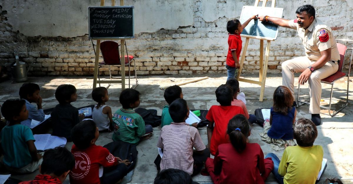 Starting with four children in 2015, today Than Singh teaches more than 80 children from all over Delhi.