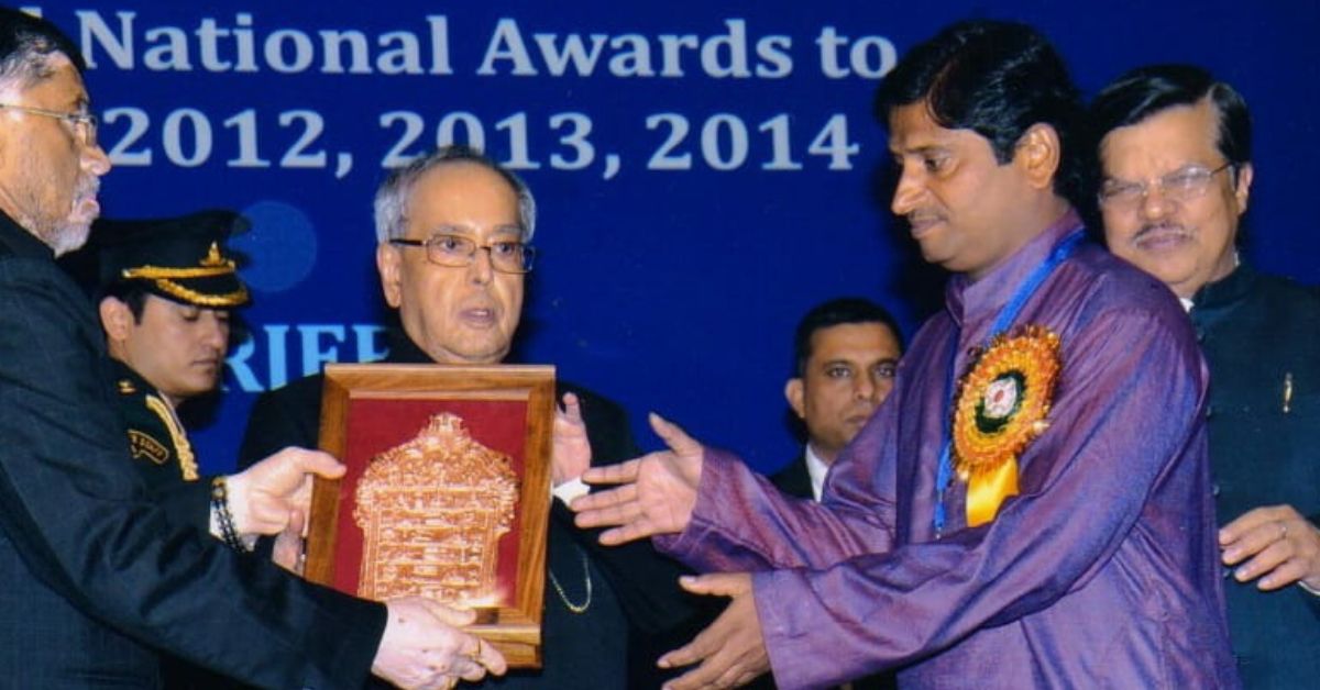 In 2014, former President Pranab Mukherjee bestowed upon him a national award for his remarkable work. 