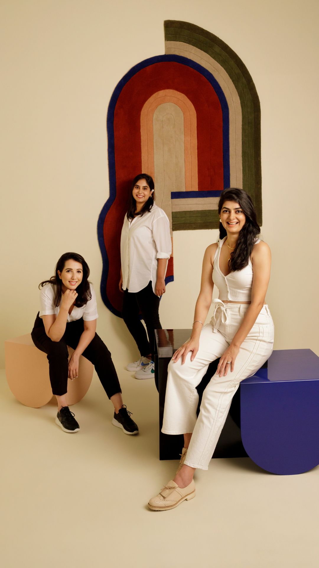 L to R: Sharon, Mallika and Jannat, the trio behind the collaborative collection Daera X Cancelled Plans