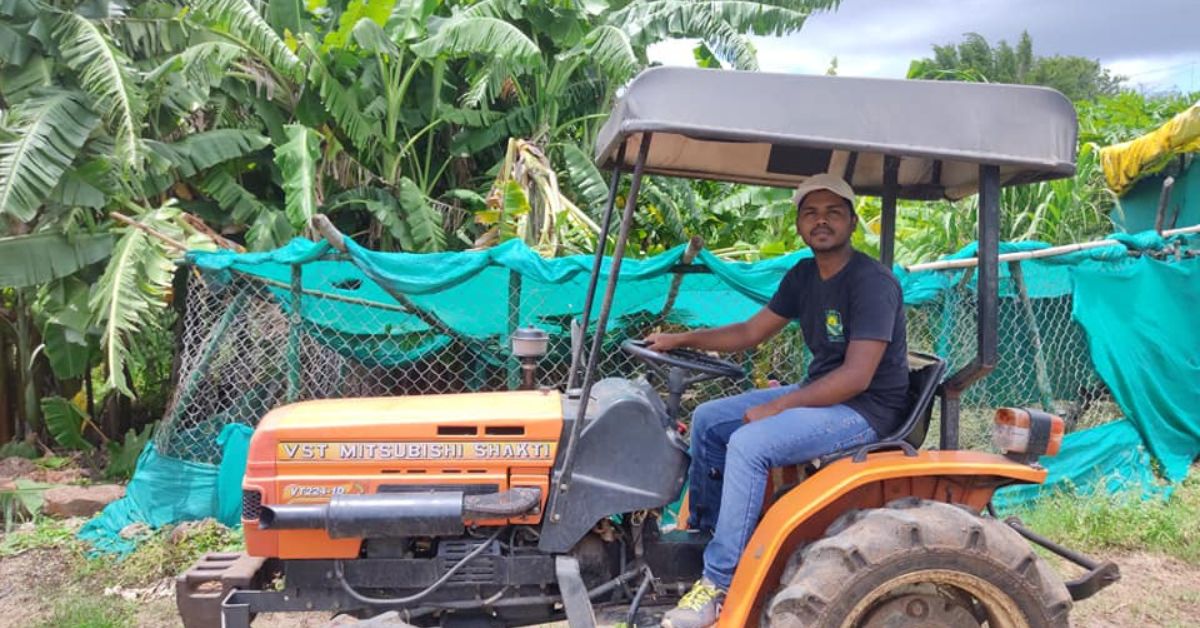 Since childhood, Aniket from Vadagaon village in Satara had a passion for farming.