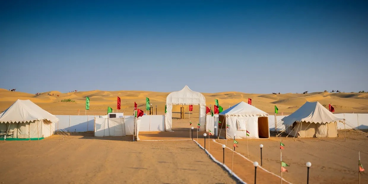 Oasis India Camps is a unique camping experience in the Jaisalmer desert