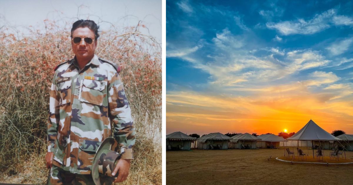 camping experience in Jaisalmer was started by a retired army officer