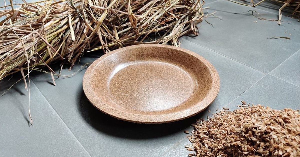 With Qudrat, siblings creates biodegradable serveware from agricultural waste — such as rice bran, rice husk, and rice straw.