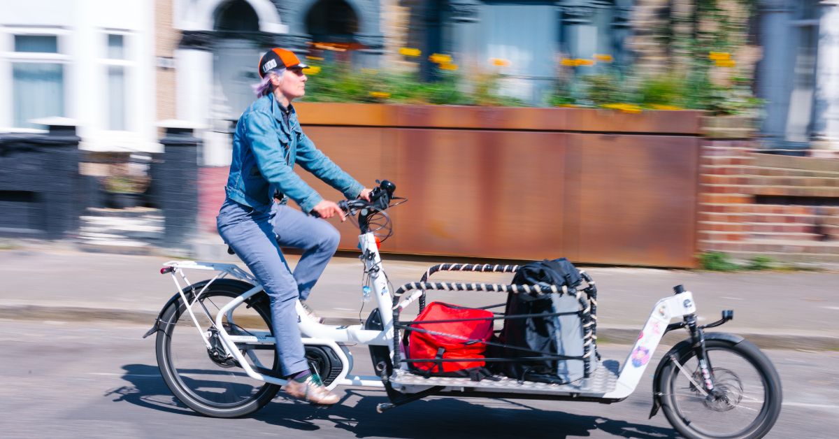 Dabbas are delivered on e-bikes