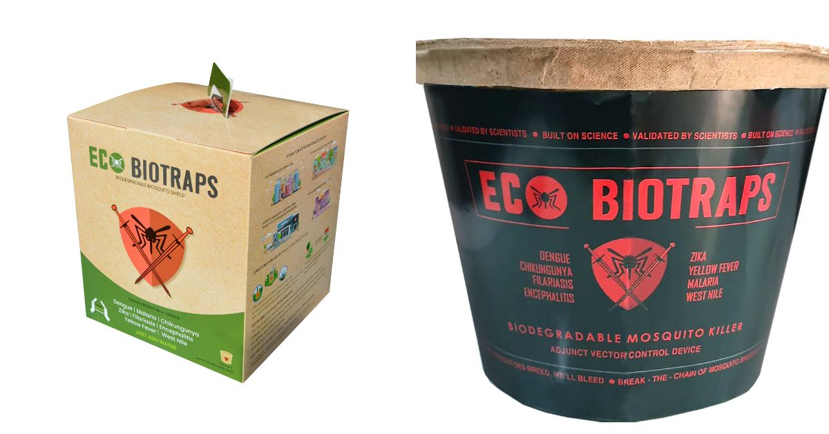 Eco BioTrap eliminates mosquitoes from your home