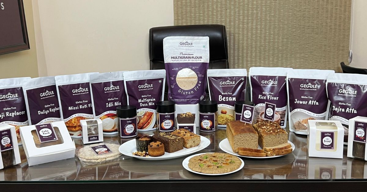 With Geggle, Gurpreet makes and sells gluten-free, millet-based flours, cookies, cakes, breads, and snacks.
