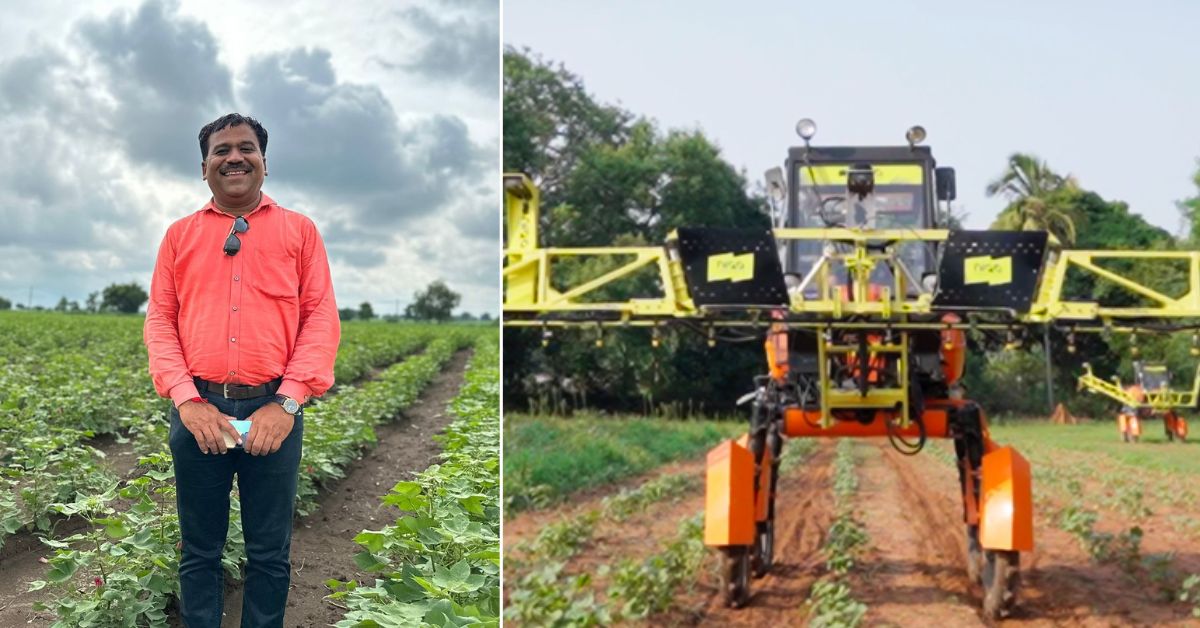 Bengaluru Engineer’s AI-Robots Selectively Spray on Crops; Help Reduce Pesticides & Labour