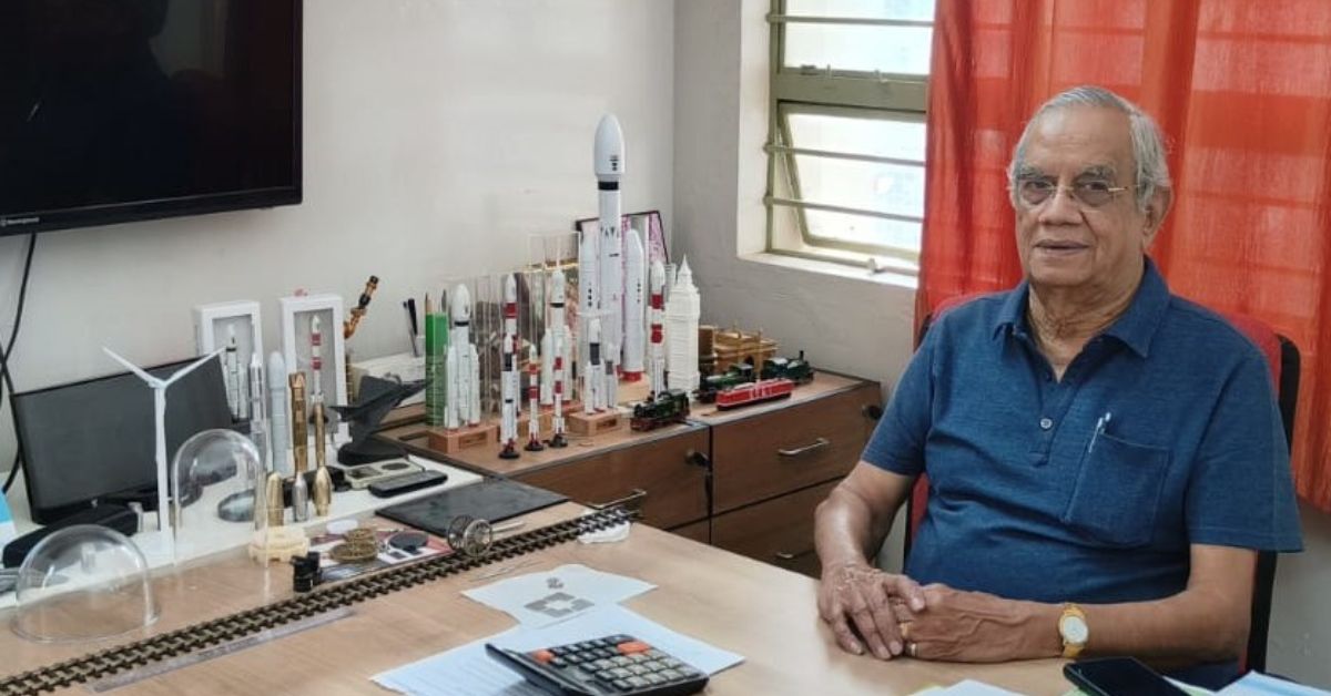 Ramji Swaminathan makes miniature rocket models for ISRO