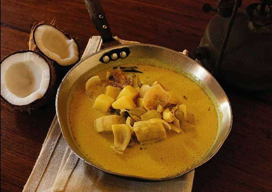 The men moilee dish prepared with fish