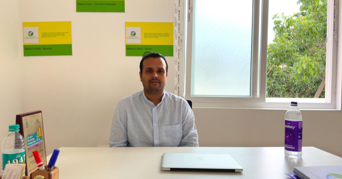Sandeep Tiwari, CEO of Waste Is Gold Technologies.