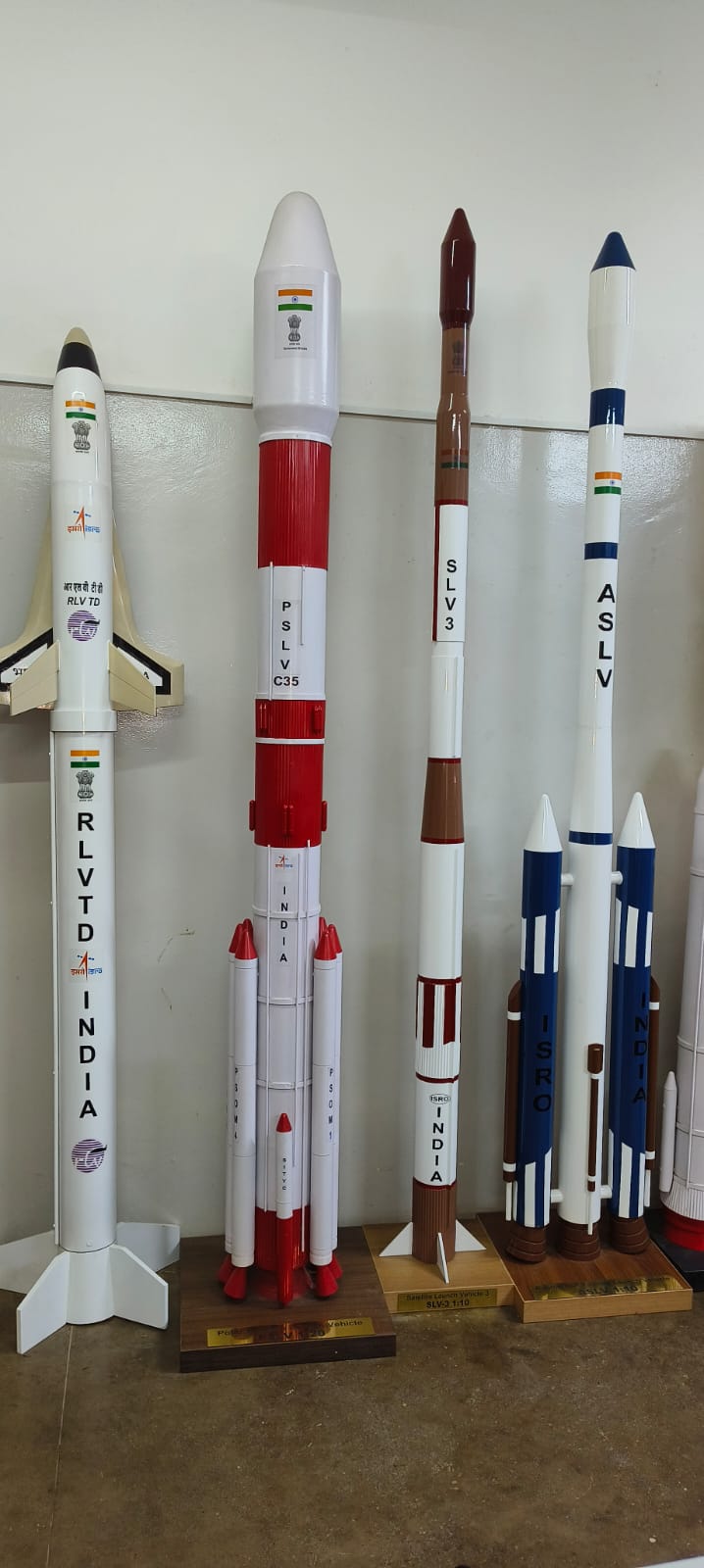 ISRO rocket models