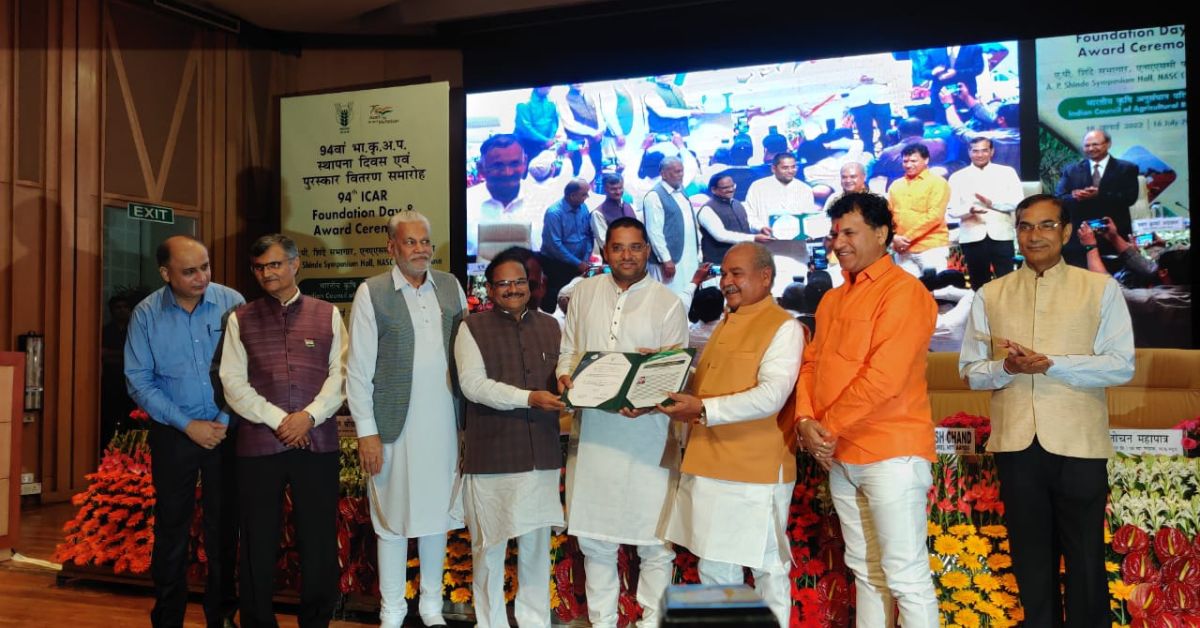 In 2022, Ravindra was also conferred with the prestigious Jagjivan Ram Abhinav Kisan Puraskar by the Indian Council of Agricultural Research (ICAR).