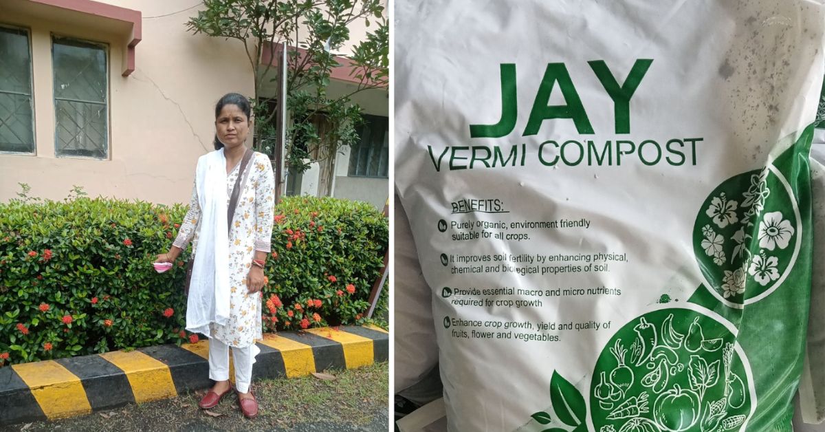 With just Rs 500 of her savings and 1 kg of earthworms provided by KVK in Nalbari district, she started the vermicompost business.