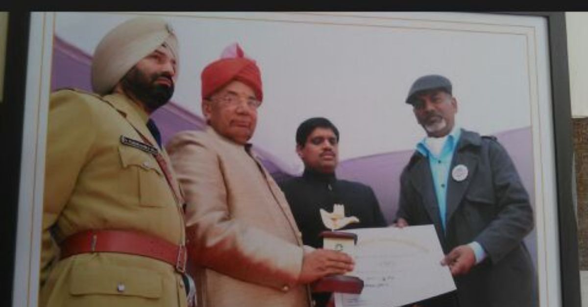 Manjit was awarded by the Chandigarh government on the occasion of Republic Day. 