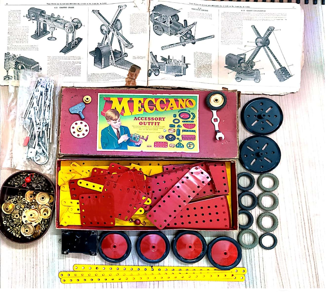 The 1952 Meccano set given to Ramji by his father