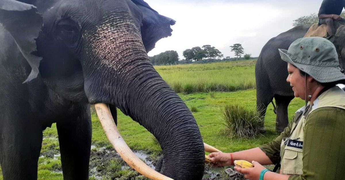 Sonali was also a probationary trainee at Kaziranga National Park in her early career days. 