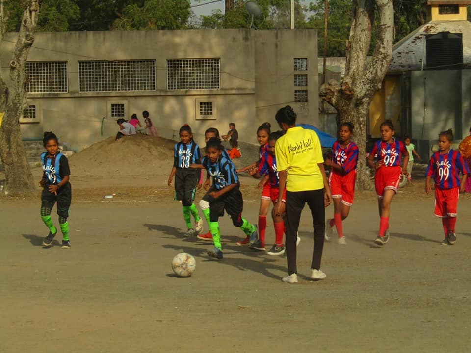 Every young girl now enjoys one sports class per week where they not only play but also learn about body movement, nutrition and menstrual health management.