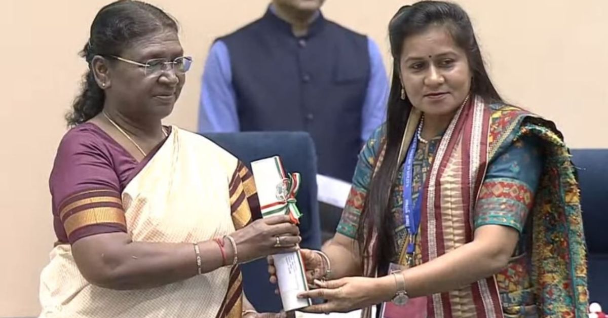 Asha was awarded the National Teachers’ Award 2023 by President Draupadi Murmu.