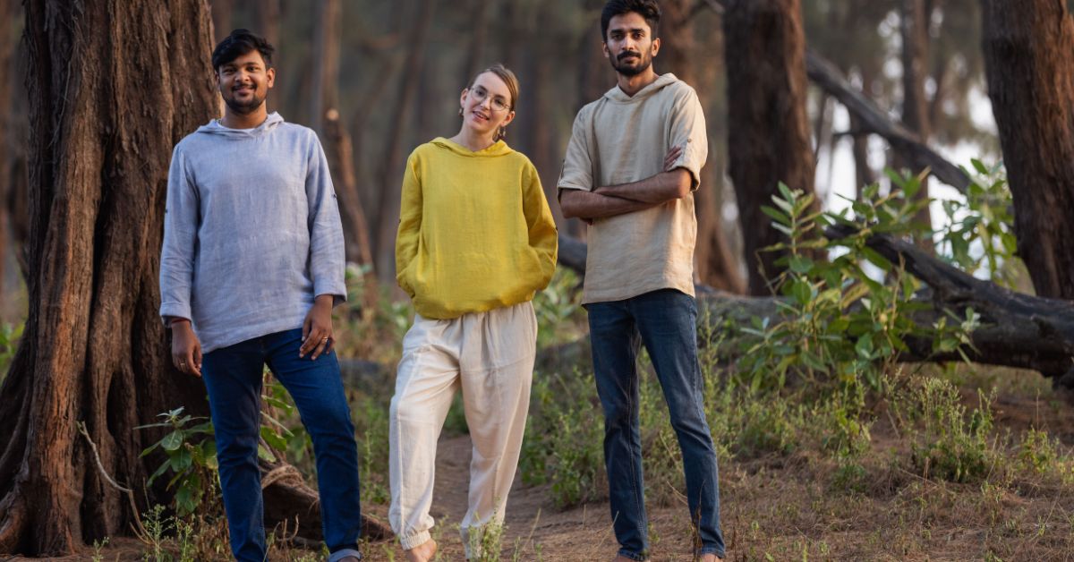 he couple sells a ready-to-wear collection such as shirts, dresses, hoodies and bottoms in unbleached organic cotton, linen and hemp fabrics that use natural dyes. 