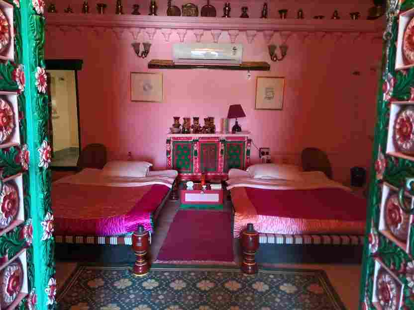 Gulabi Mehdi, which means the pink room. It used to be called the Juna Mehdi (old room) earlier but its name was changed later due to its colour. Picture courtesy: Krutarthsinh Jadeja
