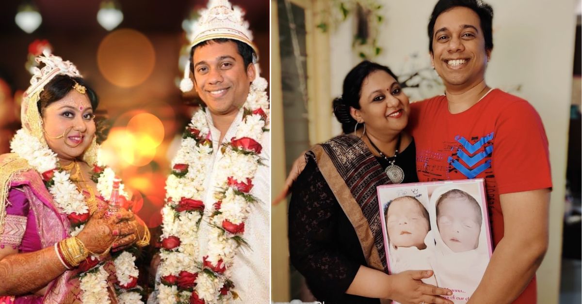 Kolkata’s Swagata Majumdar and Anirban Bhattacharya had always dreamt of having twins.