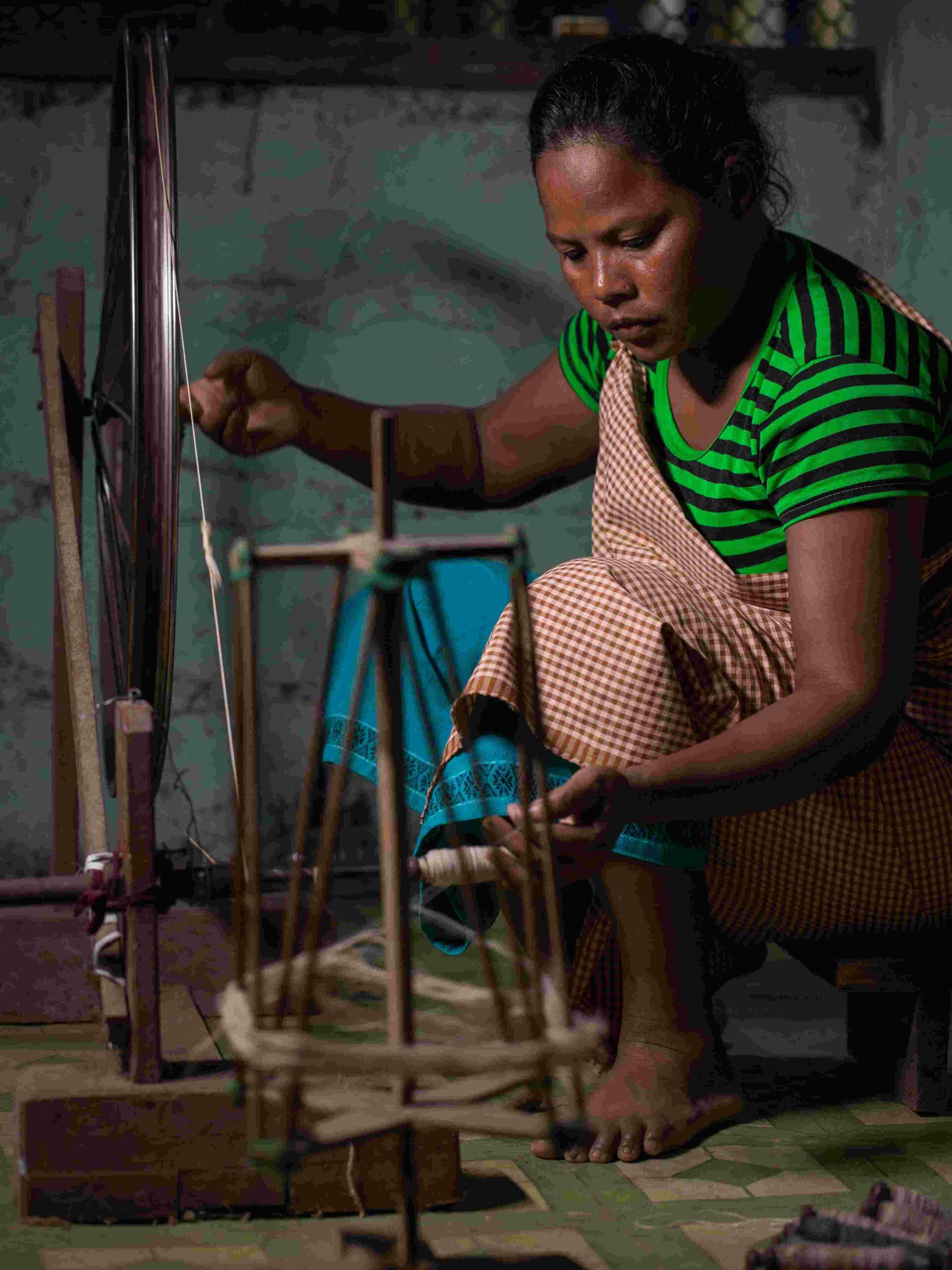 The artisans working at Kiniho are majorly youth from Meghalaya who are unable to find jobs