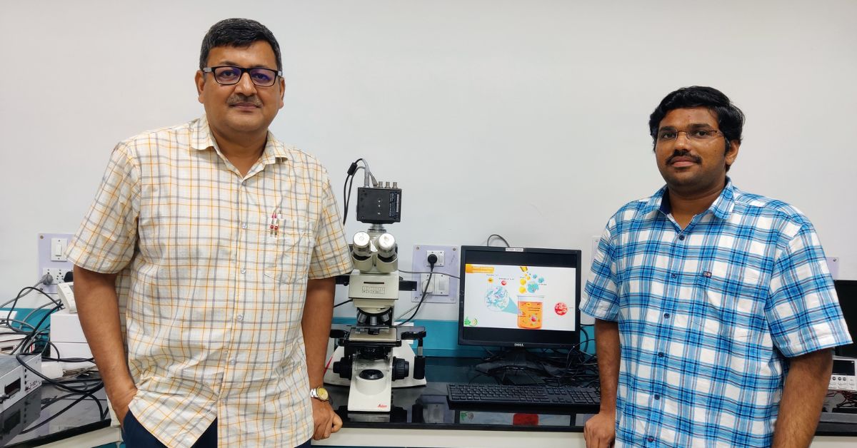 Prof Dipankar Bandyopdhyay and Prathu Raja Parmar( Lto R)