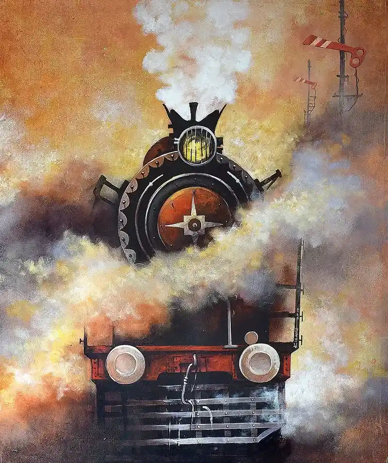 The series 'Indian Steam Locomotives' is an ode to the steam engines of India