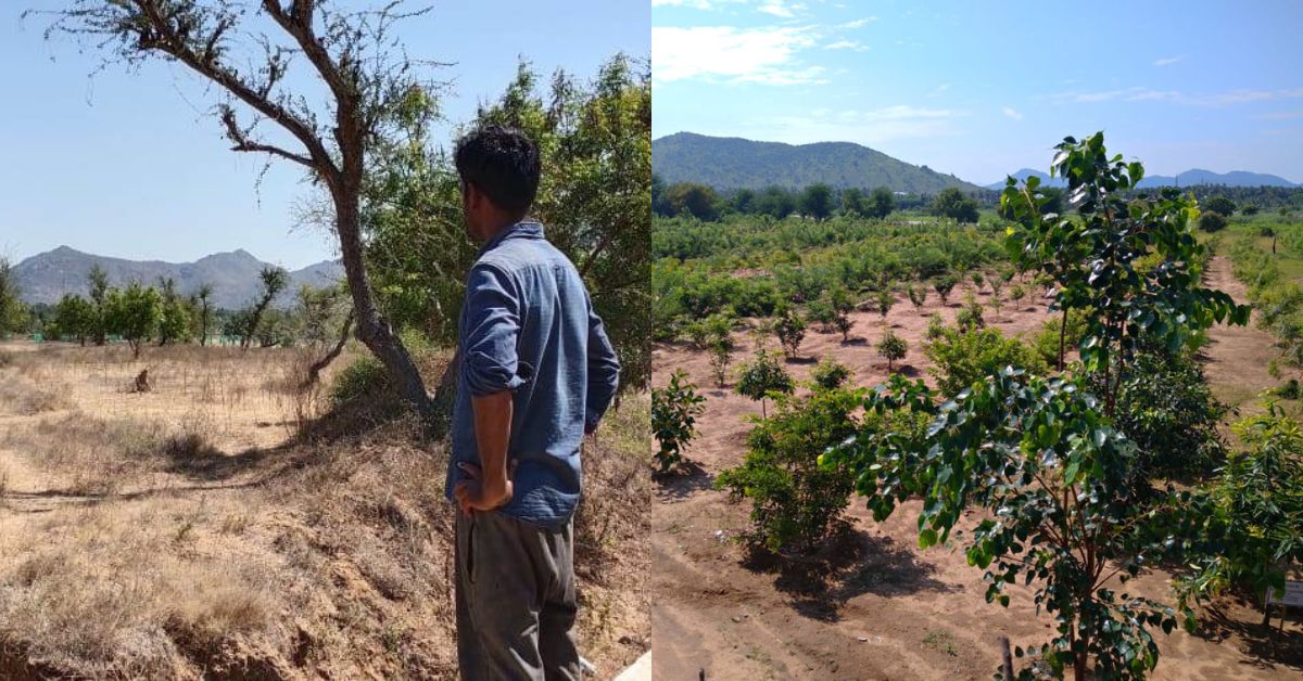 Srikanth transformed a 25 acre land