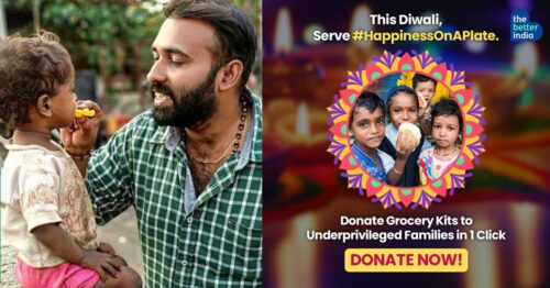 This Diwali, Donate Groceries & Serve 'Happiness On a Plate' to Hundreds of Poor Families