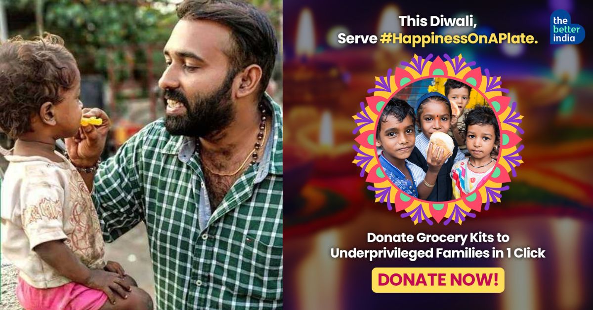 This Diwali, Donate Groceries & Serve ‘Happiness On a Plate’ to Hundreds of Poor Families