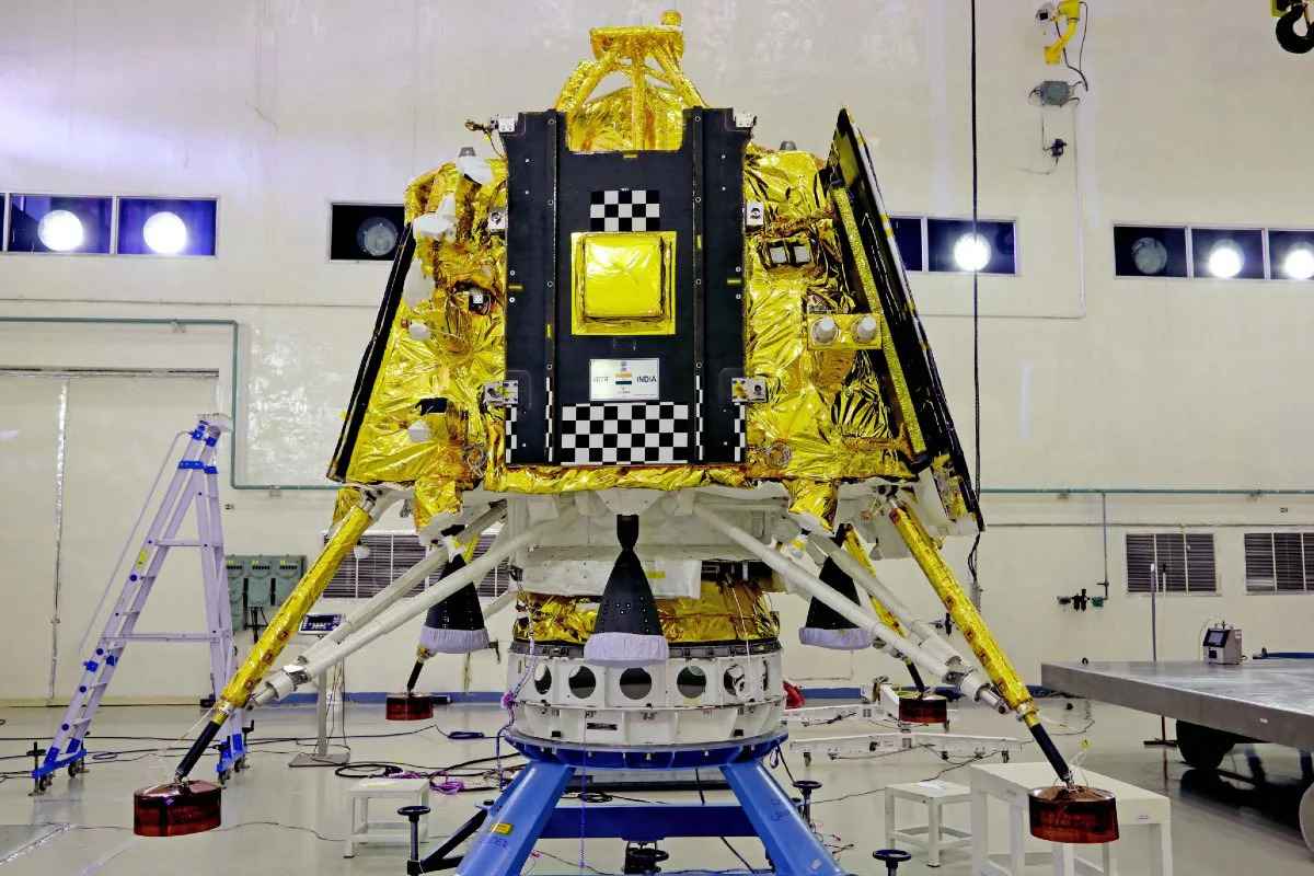 Chandrayaan-3 touched down on the lunar south pole on 23 August 2023