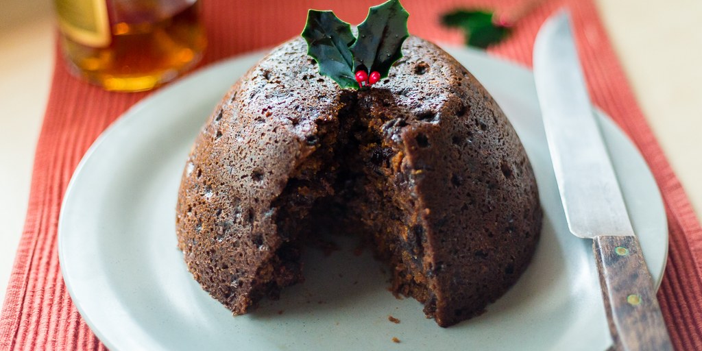 American Express Bakery serves traditional Christmas pudding