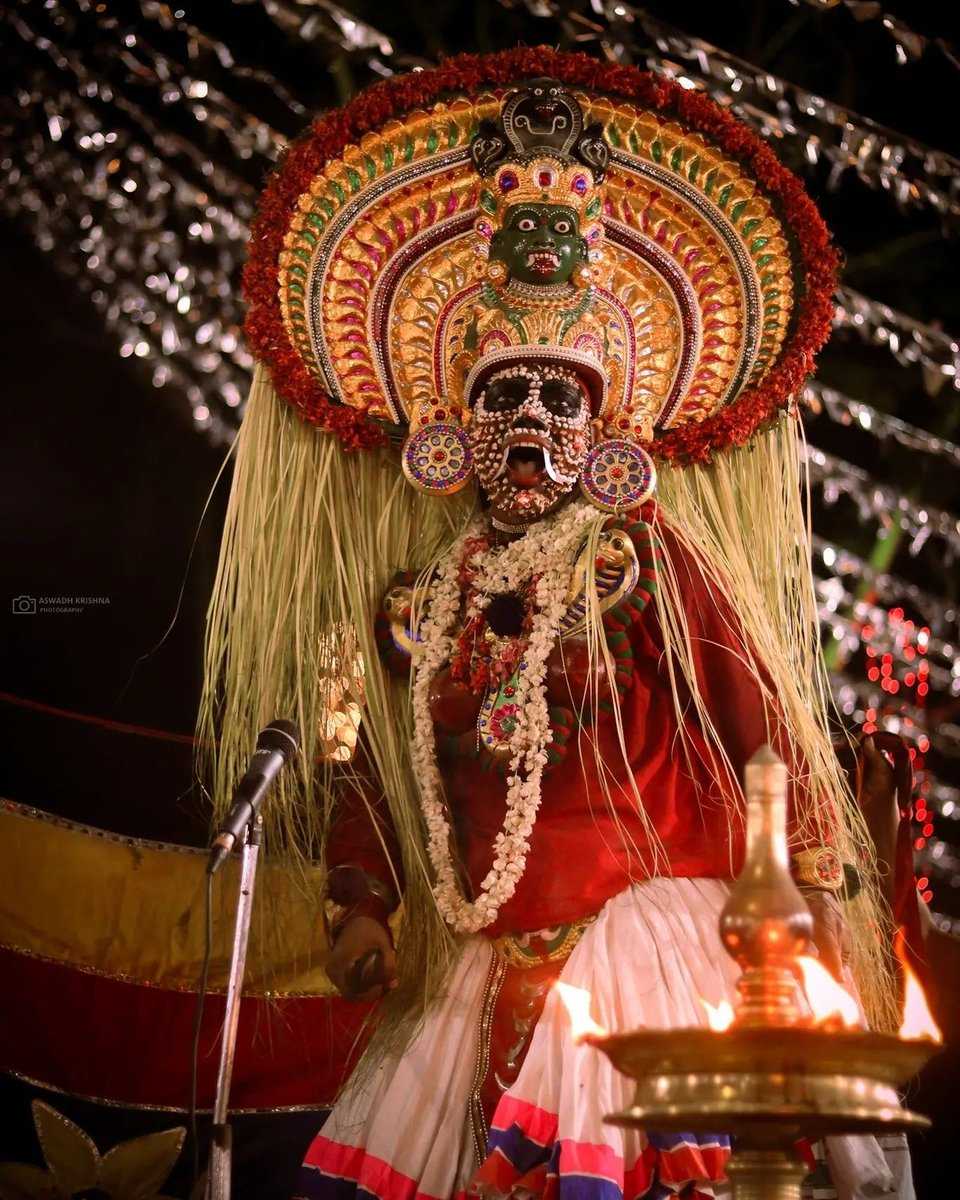 The Mudiyettu performance is an ode to Goddess Bhadrakali