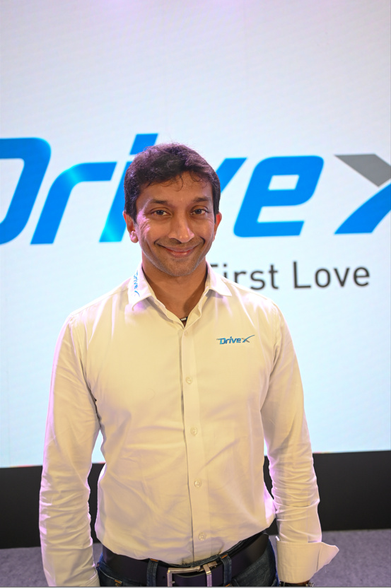 Narain Karthikeyan Formula 1 race car driver and now founder of DriveX