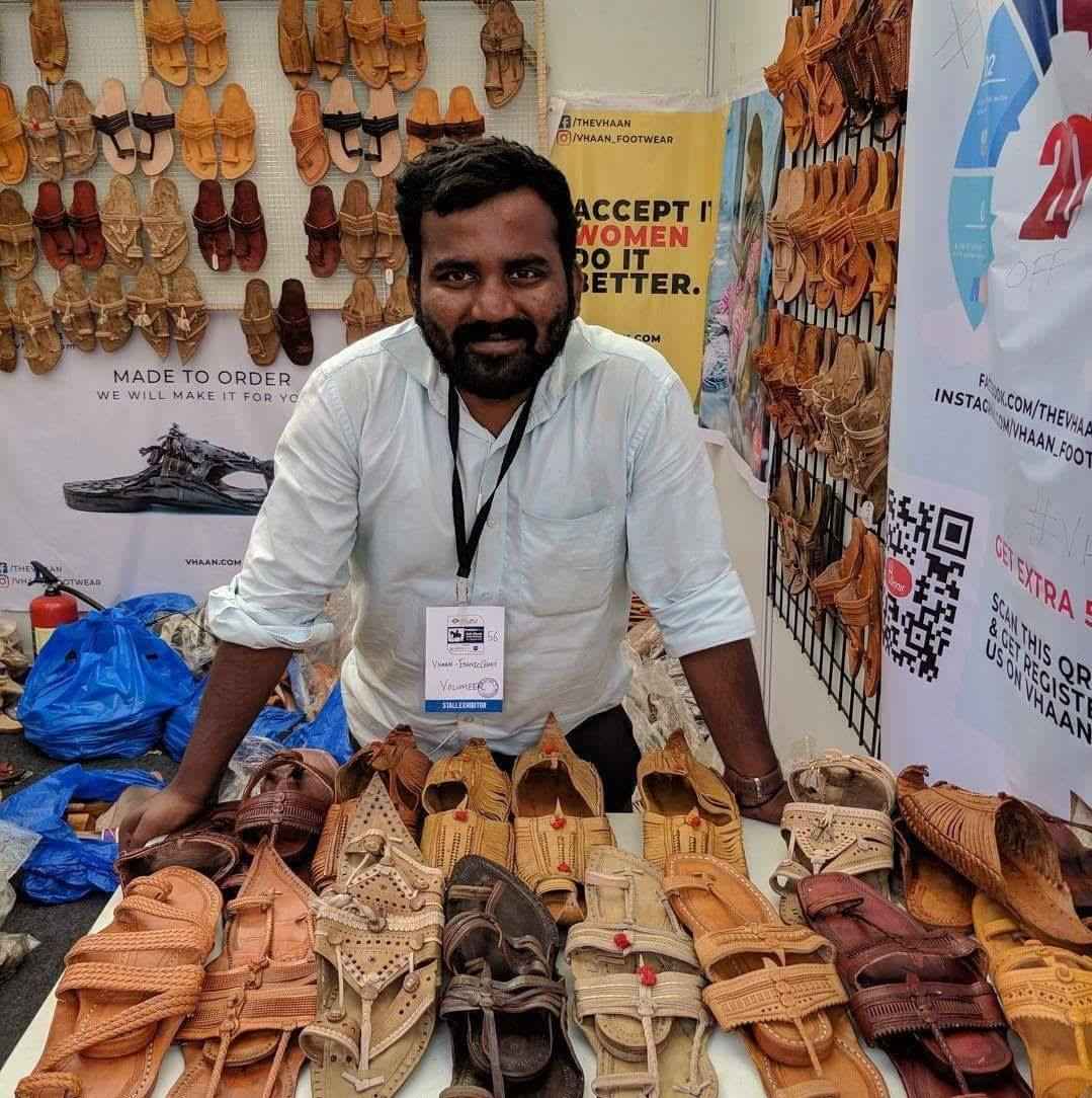 Bhushan Kamble has created a platform that procures handcrafted leather products from artisans thus enabling them to earn more