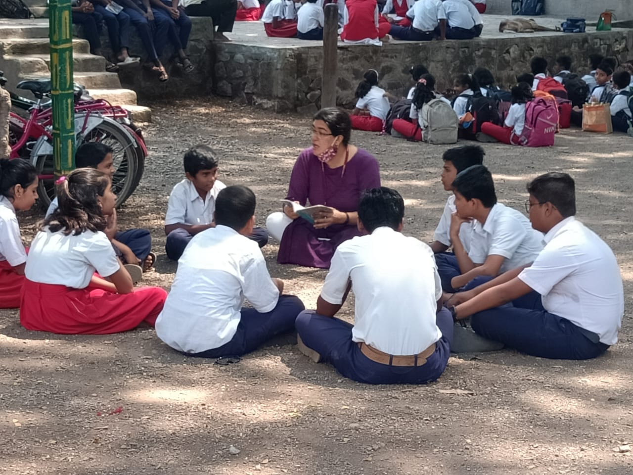 Madhura encourages children to express themselves freely