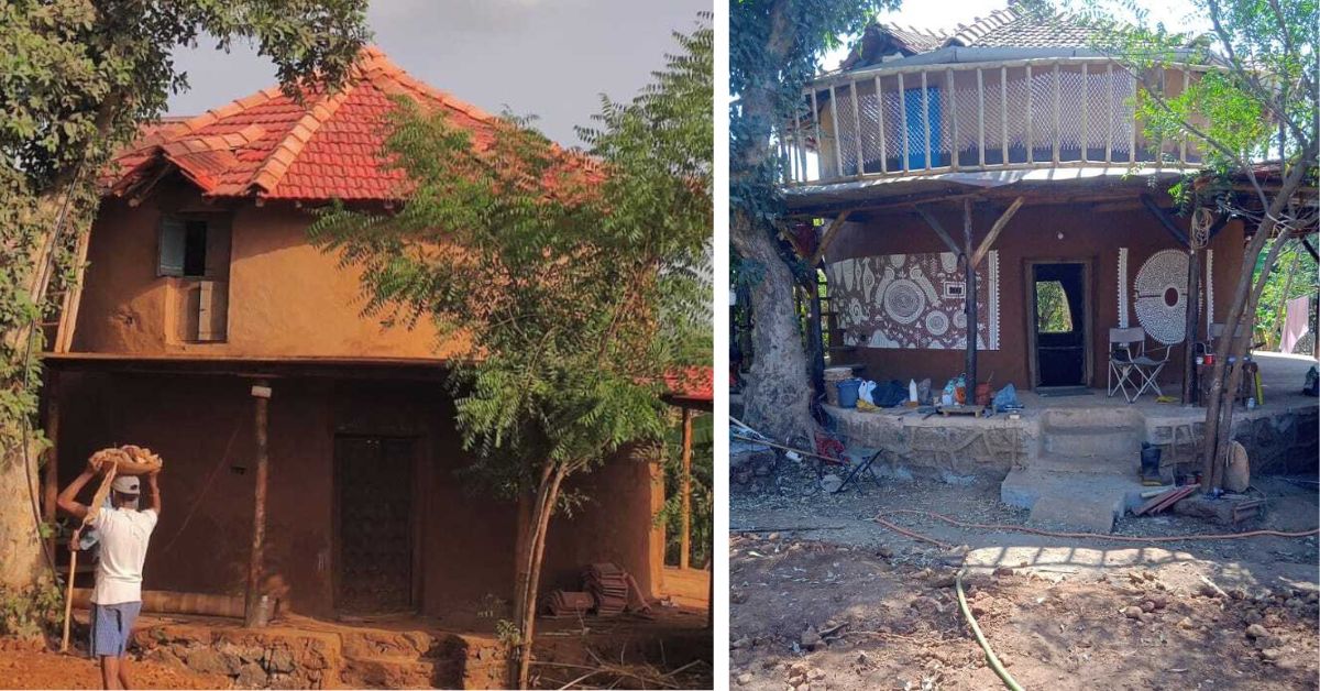 The duo named the mud house Om Niwas.