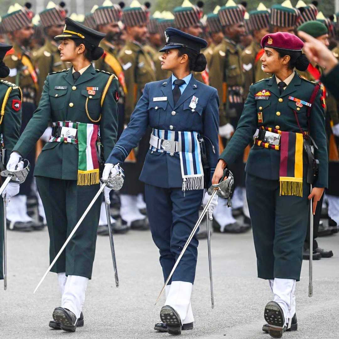 The 75th Republic Day celebrations will see participation of two all-women contingents from the defence forces