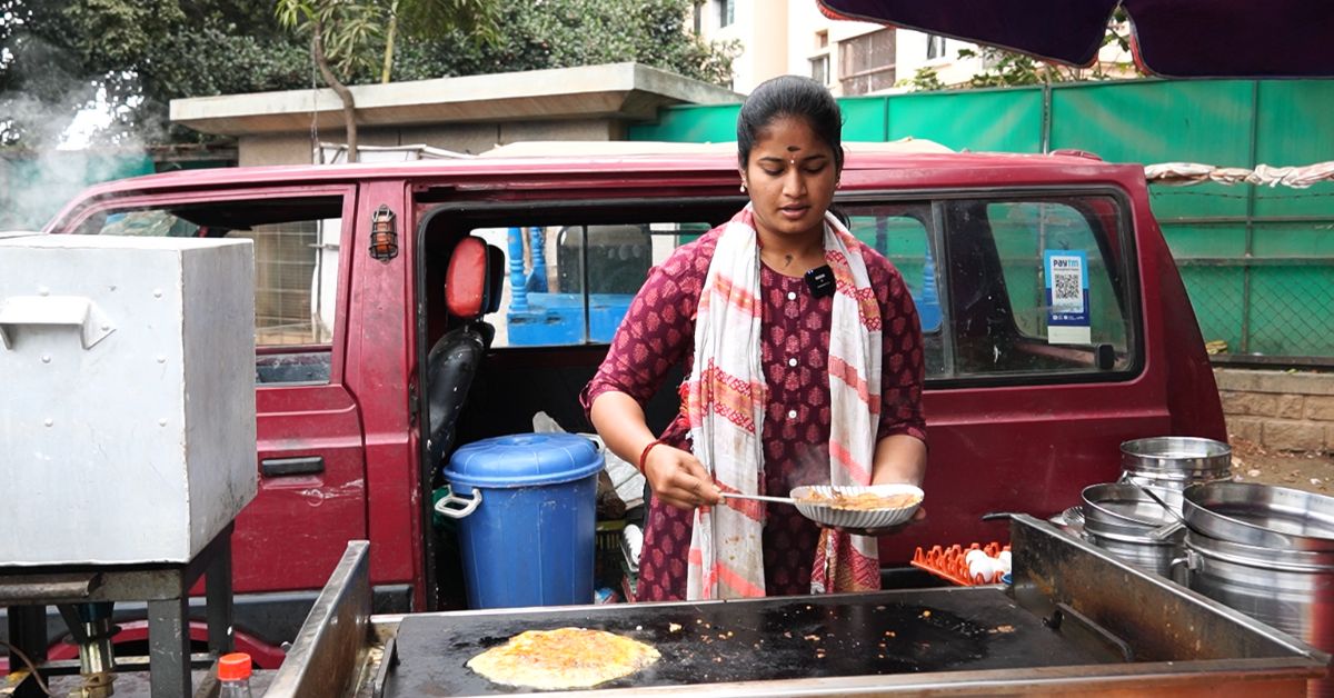 Veena Ambarish started Kari dosa food cart in Bengaluru